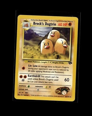 Pokémon Cards Gym Challenge & Gym Heroes: Choose Your Card! LP/NM WOTC Holo - Image 1 of 2