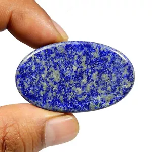 AAA+Blue Lapis Lazuli Cabochon 36x25 mm Oval Shape Natural Gemstone Loose #10103 - Picture 1 of 8