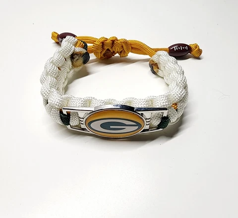 Green Bay Packers Adjustable Charm Bracelet Fan Apparel & Souvenirs Football NFL Cover