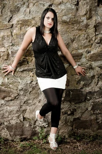 40 Denier Footless Tights S/M, M/L Black, Chocolate - Picture 1 of 5
