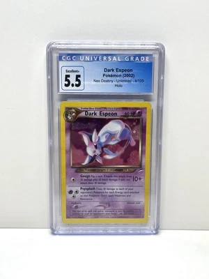 Pokémon TCG 2002 Neo Destiny Dark Espeon  #4/105 Unlimited CGC 6.5 - Image 1 of 2