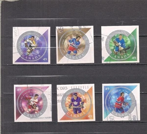 Canada  #2018a-f used set NHL - Bild 1 von 1