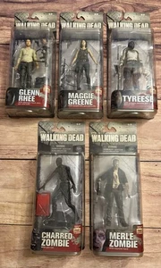McFarlane Walking Dead Serie 5 Actionfiguren 5 Stück Glenn Maggie komplett - Bild 1 von 19