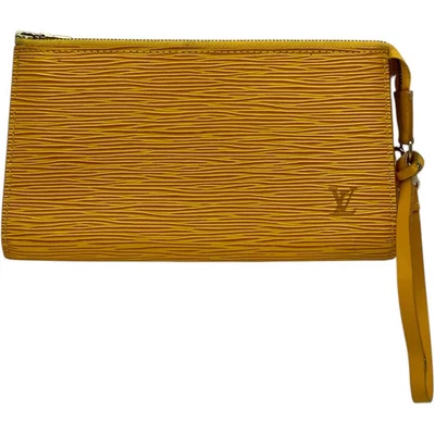LOUIS VUITTON Pochette Accessoires M52959 Epi amarillo correa con cremallera #OK4192 Foto 1 de 4