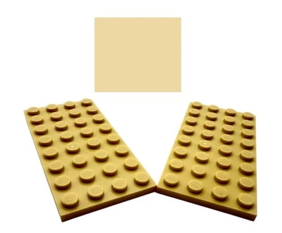 LEGO® 2x Platte 4x8 beige 3035 Brick Yellow 4509897 Star Wars beidseitig baubar - Bild 1 von 4
