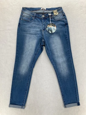 YMI California Vintage Jeans Womens 16 Blue High Rise Ankle Skinny Stretch Denim - Image 1 of 4