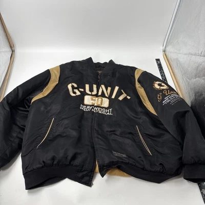 G Unit Jacket Vintage heavyweight material. 50 Cent 2xl jacket. Broken Zipper - Image 1 of 4
