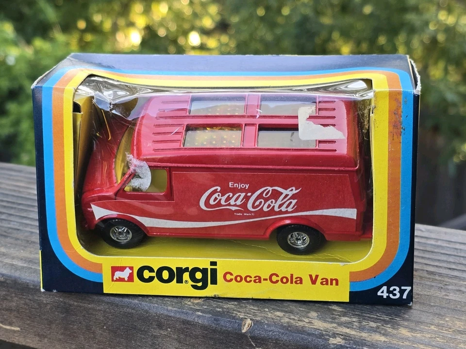 Vintage Corgi Coca Cola Van New in Original Box Early Old Diecast #437 - Image 1 of 4