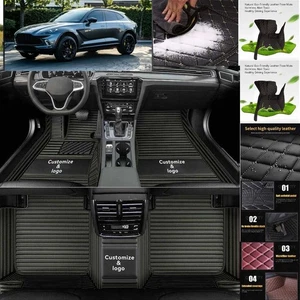 For Aston Martin DBX Car Floor Mats Anti-Slip Carpets Handmde Liners - Foto 1 di 26