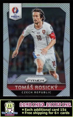 2016 Panini Prizm UEFA Euro Silver Prizms #17 Tomas Rosicky Czech Republic - Image 1 of 2