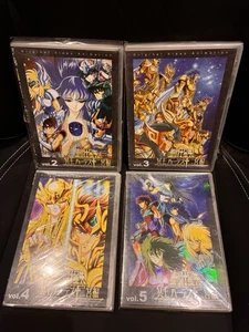 NEW RARE SAINT SEIYA THE HADES CHAPTER SANCTUARY DVDS 2 3 4 5 TAIWAN SEALED - Picture 1 of 12