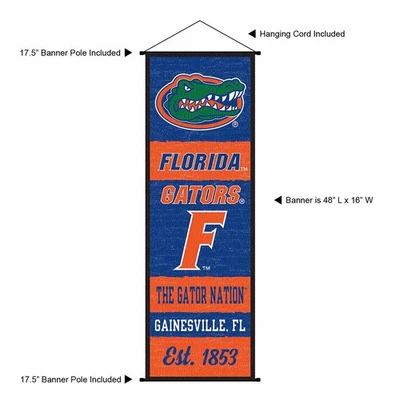 University of Florida Gators Room Banner Poster Art Canvas Foto 1 de 3