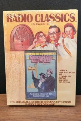 Radio Classics, Fibber McGee And Molly, Vol. III Audio Cassette Sealed - Imagem 1 de 4