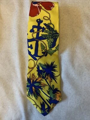 Corbata Iceberg Vintage Años 90 Diseño Peruano 100% Seda  Foto 1 de 4