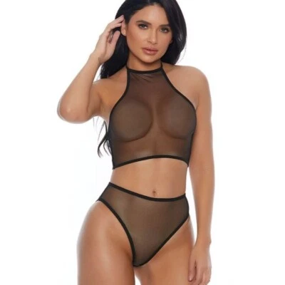 Conjunto de lencería halter y panty FORPLAY Impulse NUEVO $29 Foto 1 de 3