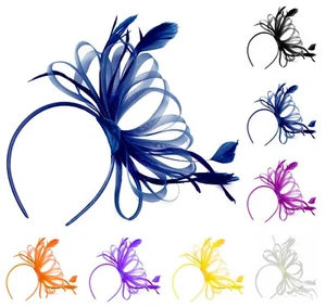 Diadema Fascinador Boda Grande Aliceband Damas Día Carreras Royal Ascot - Imagen 1 de 23