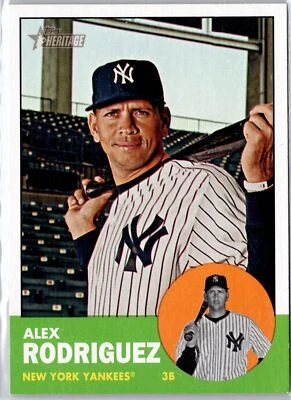 2012 Topps Heritage #361 Alex Rodriguez - Image 1 of 2