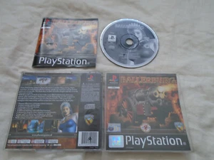 Ballerburg PS1 (COMPLETE) strategy war rare black label Sony Playstation - Picture 1 of 2