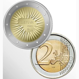 2 € EURO COMMEMORATIVO - LITUANIA 2025 - DIFESA NAZIONALE - FDC - DISPONIBILE!!! - Picture 1 of 1