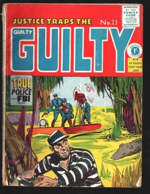 Justice Traps the Guilty #23 1950's-Violent crime-Con games-arson-vandals-Bri... Foto 1 de 2