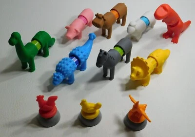 SMARTMAX Magnetic Farm Animals Dinosaurs - Lot of 11 - Read - Image 1 of 4
