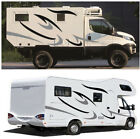1 Pair Car Vinyl Graphics Decals Stickers For Caravan Travel Trailer Camper Van