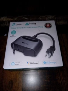 TP-LINK Outdoor Smart Plug - Black (KP400P2) - Picture 1 of 3