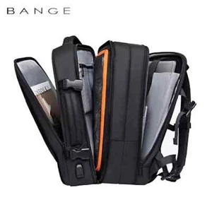 BANGE Zaino per Laptop 37L/45L Borsa da Viaggio Impermeabile per Uomo - 17,3" Laptop - Foto 1 di 15