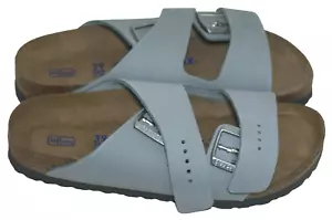 Birkenstock Arizona Plantilla Suave Desteñida Aqua Nubuck Mujer Talla 8 Estrecha EU 39 - Imagen 1 de 9