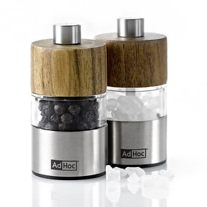 MP33 2er-Set Pfeffermühle und Salzmühle DAVID mit Keramikmahlwerk ohne Gewürz - Bild 1 von 6
