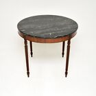 Antique Marble Top Dining Table