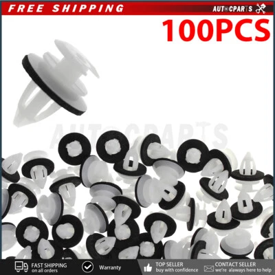 100pcs Door Trim Panel Clips for BMW 3 SERIES 318i 318is 318ti 320i 323ci 323i - Image 1 of 4