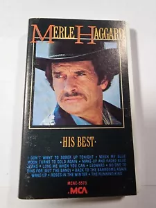 Merle Haggard “His Best” Cassette.VG+ CS4 - Picture 1 of 2