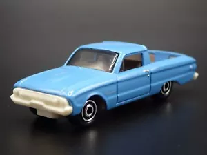 1961 61 FORD RANCHERO CAMIONETA AZUL 1:64 ESCALA DIORAMA MODELO DE DIECAST - Imagen 1 de 7