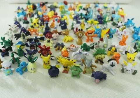 Whole Sale 144 Pokemon Mini PVC Action Figures pikachu Toys Kids Gift Cover