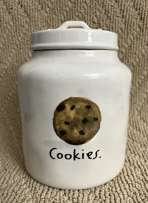 Rae Dunn By Magenta Cookie Jar Chubby Canister Rare Icon Version Sketch Jar - Image 1 of 4