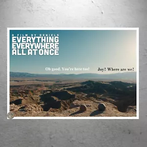 Everything Everywhere All At Once Movie Poster Print | Art | Two Rocks | Evelyn - Picture 1 of 3
