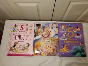 Lot of (3) 5-Minute Stories Prinsess , Snuggle disney, Fancy Nancy, Hardcover - Imagen 1 de 6