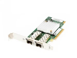 HP 570SFP+ 10GB DUAL PORT NETWORK  CARD 724044-001-HIGH PROFILE - Picture 1 of 1