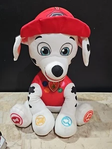 VTech Paw Patrol Marshall Plush Read To Me Adventure Talking (French Version) - Picture 1 of 5