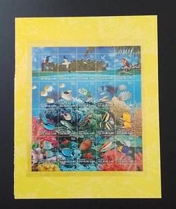 2006 Cocos (Keeling) Islands Coral Reefs Mini Sheet X19A ( no front cover) - Picture 1 of 4