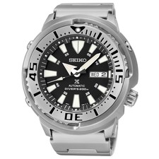 Seiko "Black Monster" Baby Tuna Prospex Men's Stainless Steel Watch SRP637K1