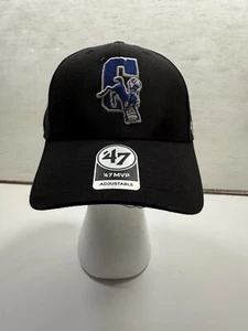 Indianapolis Colts New Era 9FORTY Structured Team Logo Black Adjustable Hat - Picture 1 of 8