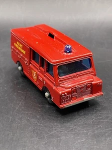 Matchbox Lesney #57 Land Rover Fire Truck Red Vintage Collectible Toy Car - Picture 1 of 7