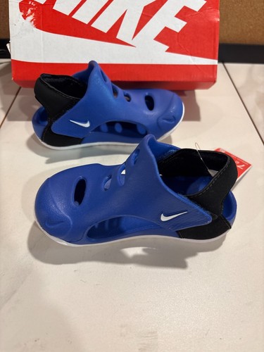 Sandali bassi Nike blu nero Sunray Protect 3 DH9465 400 taglia 7c nuovi con scatola