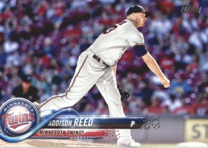 2018 Topps #595 Addison Reed Twins