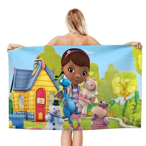 Doc Mcstuffins Gifts Beach Towel for Women Girl Or Boys Birthday  30.7"*51.2" - Picture 1 of 7