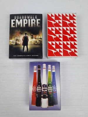 Playing Card Decks Bulk Lot Airlines Qantas Galliano Sambuca Boardwalk Empire  - Image 1 of 4