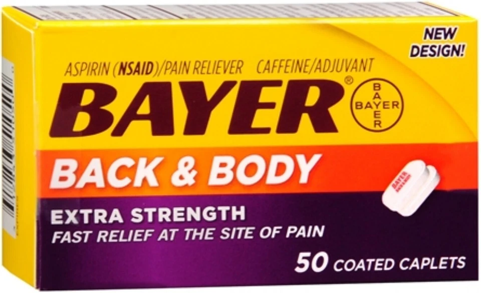 Comprimidos Bayer espalda y cuerpo extra fuerza 50 cápsulas... Foto 1 de 1