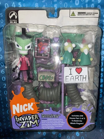 Palisades Series 2 Nickelodeon INVADER ZIM: Human Disguise Invader Zim Cover